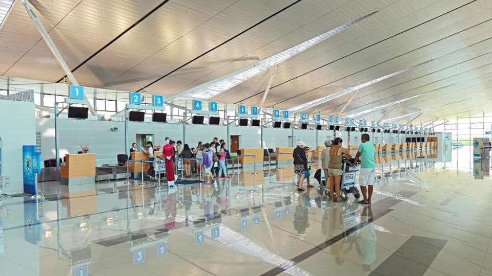 Quầy checkin nhà ga sân bay phú quốc