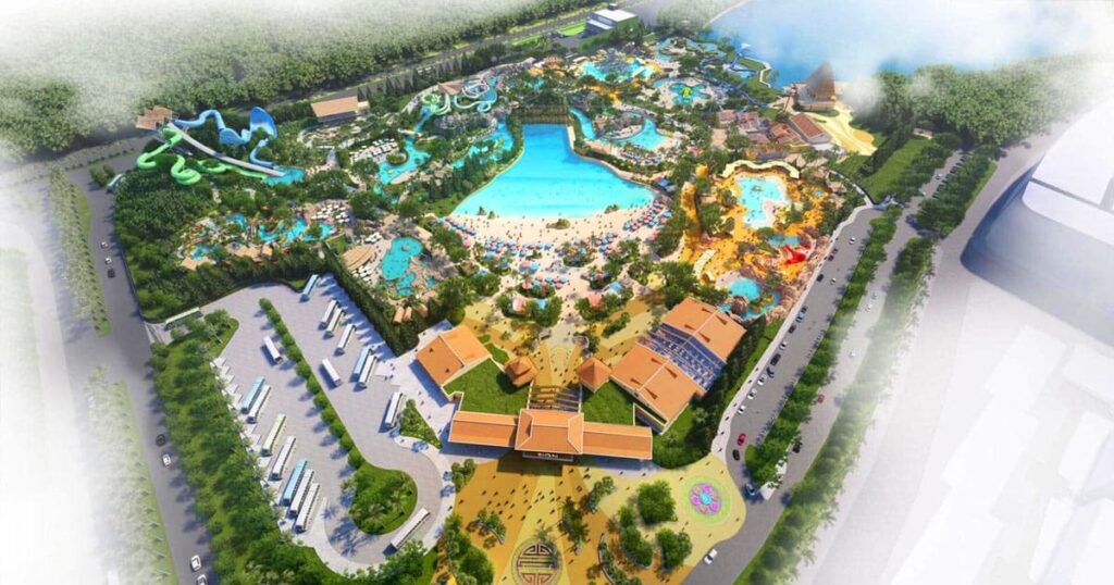 Banner công viên nước phu quoc marina