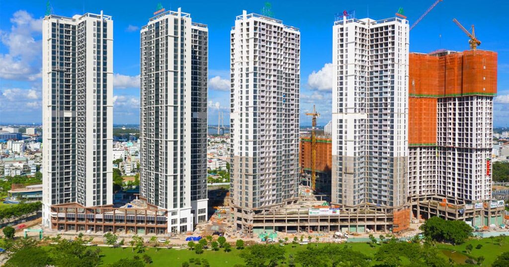 Banner tiến độ dự án eco green saigon tháng 07-2020
