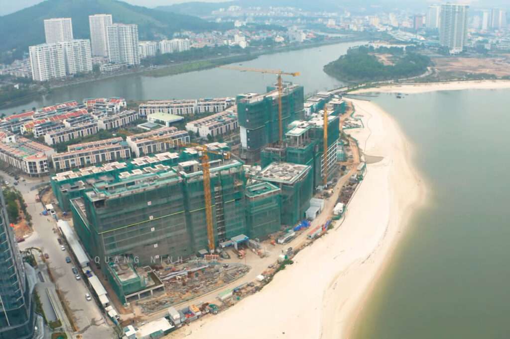tiến độ biệt thự intercontinental ha long