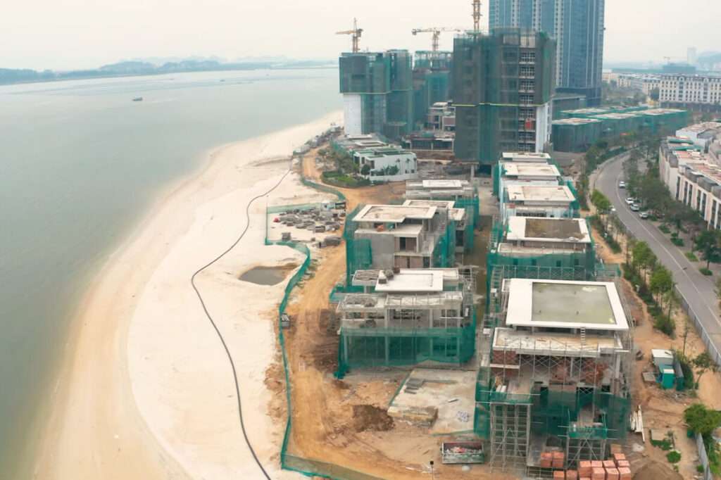 tiến độ intercon ha long