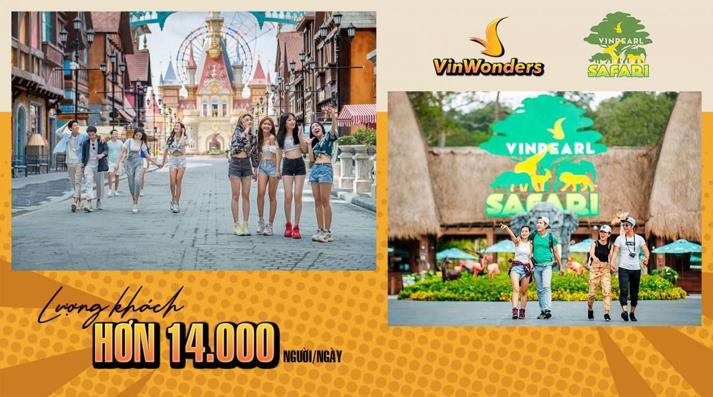 Vinwonder thu hút hàng chục ngàn lượt khách qua lại mỗi ngày