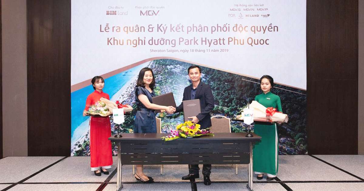 Địa ốc MGV đơn vị phân phối độc quyền dự án Park Hyatt Phú Quốc