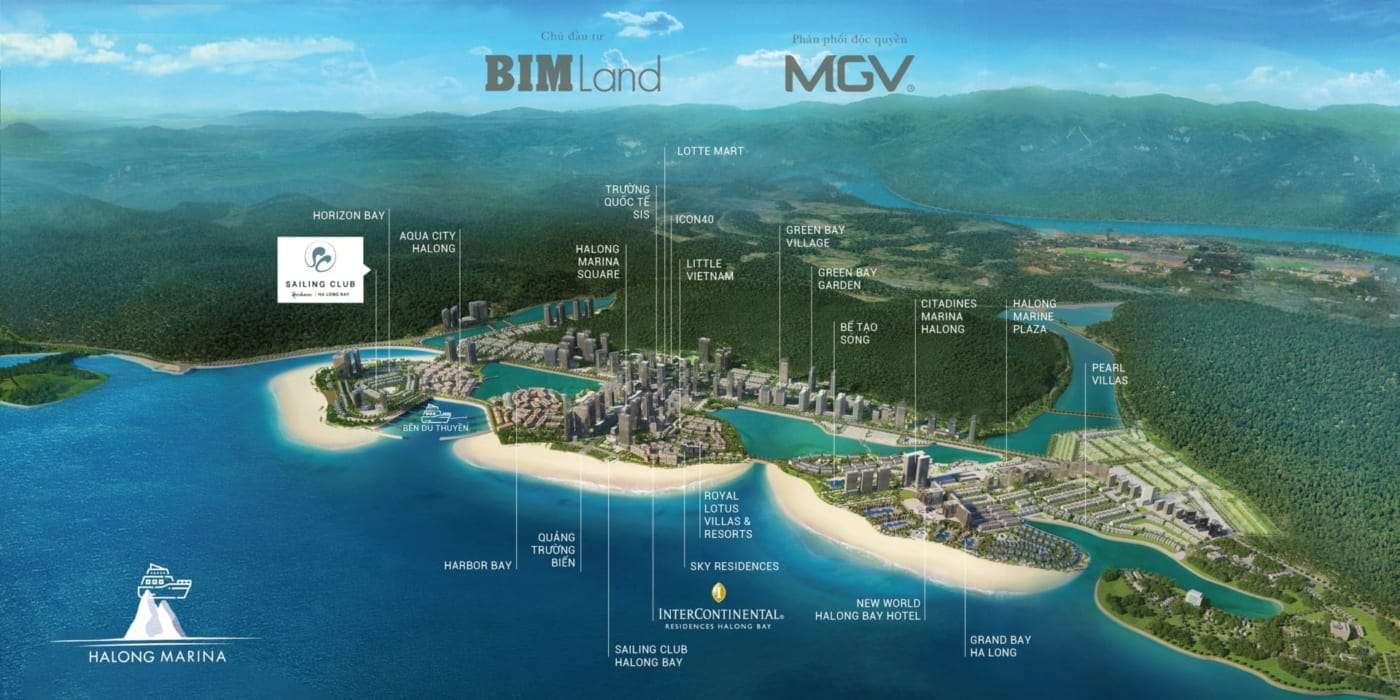 Diem nhan vi tri Sailing Club Residences Ha Long Bay Diem nhan vi tri Sailing Club Residences Ha Long Bay