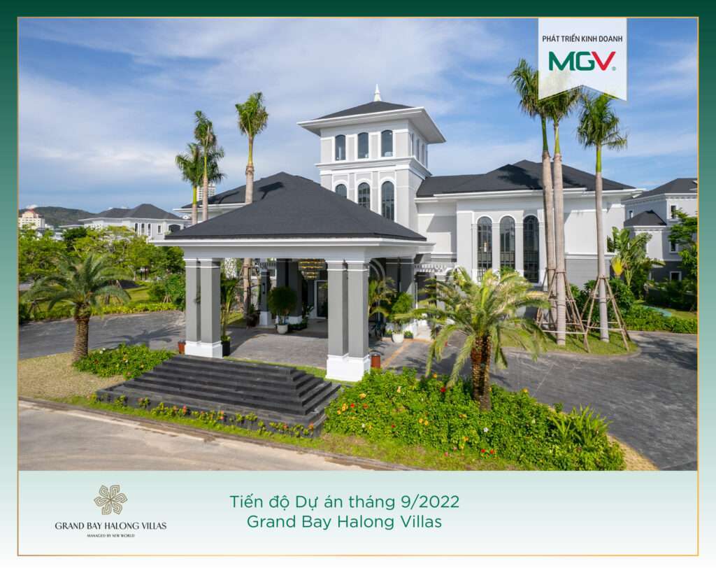 Tiến độ Grand Bay Halong Villas 9.2022